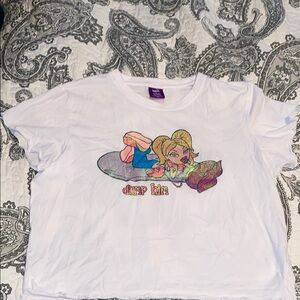 Bratz Cropped Tshirt “Dump him” 2XL